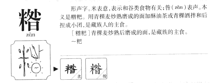 糌字五行属什么-糌字起名的寓意-糌字意思