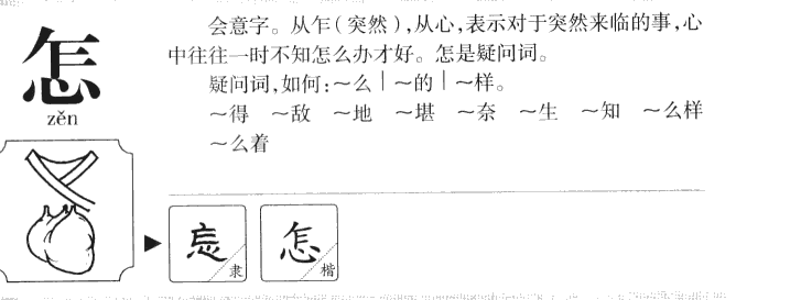 怎字五行属什么-怎字起名的寓意-怎字意思