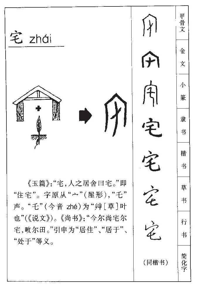 宅字五行属什么-宅字起名的寓意-宅字意思