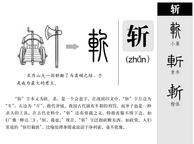 斩字五行属什么-斩字起名的寓意-斩字意思