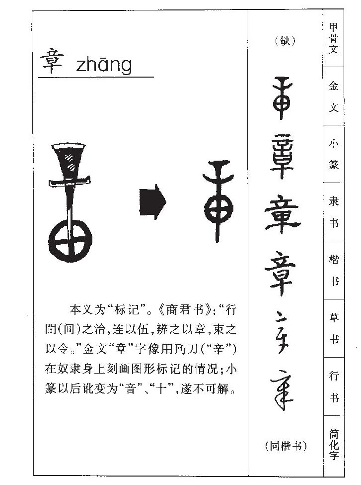 章字五行属什么-章字起名的寓意-章字意思