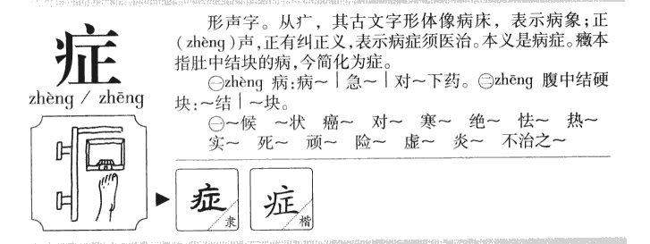 症字五行属什么-症字起名的寓意-症字意思