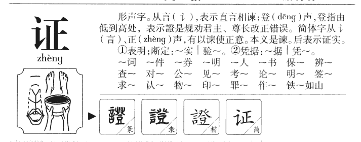 证字五行属什么-证字起名的寓意-证字意思