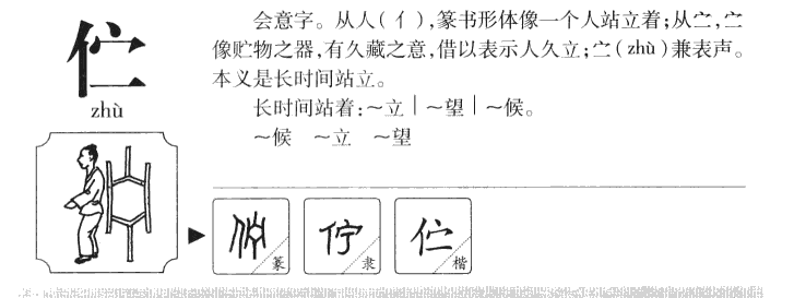 伫字五行属什么-伫字起名的寓意-伫字意思