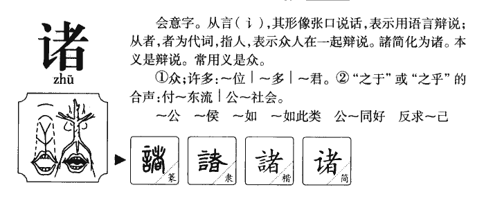 诸字五行属什么-诸字起名的寓意-诸字意思
