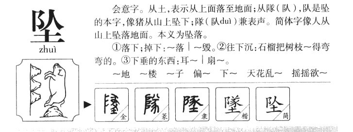 坠字五行属什么-坠字起名的寓意-坠字意思