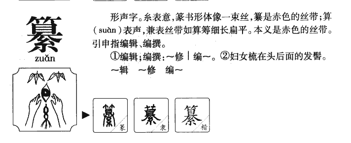 纂字五行属什么-纂字起名的寓意-纂字意思