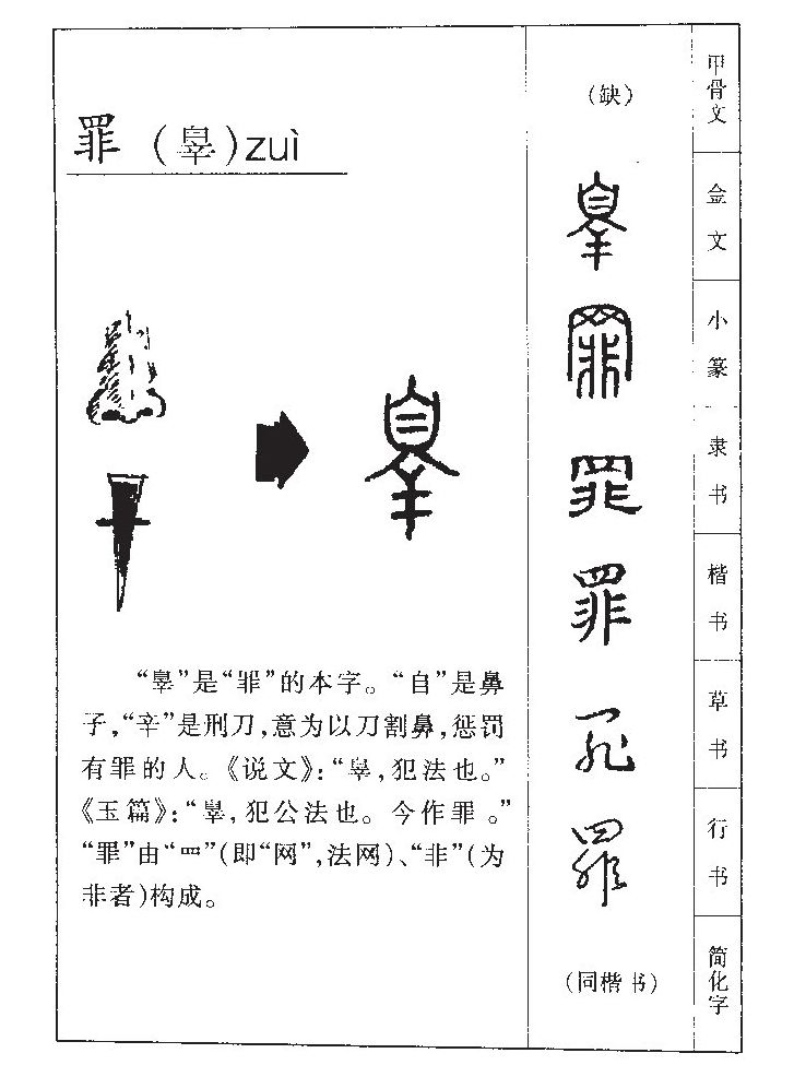 罪字五行属什么-罪字起名的寓意-罪字意思